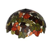 BOTOWI Tiffany Style 20-Inch Lamp Shade Replacement Only, Pastoral Grape Stained Glass Lampshade Retro Handmade Lampshades Accessories Fit for Table lamp Pendant Lights Floor Lamps