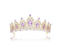 Botrinal Tiara Crown for Women,Crystal Princess Tiaras Rhinestone Queen Headband Wedding Hair Accessories for Costume Birthday Party Prom Gifts, metal, rhineestones