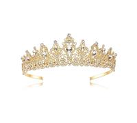 Botrinal Tiara Crown for Women,Crystal Princess Tiaras Rhinestone Queen Headband Wedding Hair Accessories for Costume Birthday Party Prom Gifts, metal, rhineestones