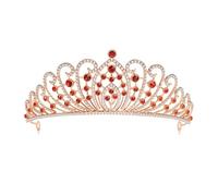 Botrinal Tiara Crown for Women,Crystal Princess Tiaras Rhinestone Queen Headband Wedding Hair Accessories for Costume Birthday Party Prom Gifts, metal, rhineestones