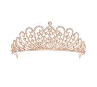 Botrinal Tiara Crown for Women,Crystal Princess Tiaras Rhinestone Queen Headband Wedding Hair Accessories for Costume Birthday Party Prom Gifts, metal, rhineestones