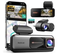 BOTSLAB 4K Dash Cam Front and Rear, 170° Ultra Wide 4K+2K Dashcam with ADAS, Night Vision, 24/7 Parking Mode, Sony STARVIS Sensor, WDR, 5.8GHz WiFi, Built-in GPS, Loop Recording