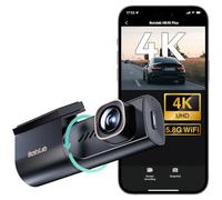 Botslab Dash Cam 4K, 360° Rotatable Mini Car Camera with Super Capacitor, Dual-Band WiFi & Bluetooth dashcam, Night Vision, 24H Smart Parking Mode, APP Control, G-Sensor, Wide Angle, Max 512GB Support