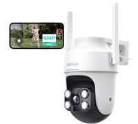BOTSLAB W312 Outdoor PTZ Camera 2.5K 4MP Surveillance Camera 360° Coverage Human Anto Zoom Tracking Full Color Night Vision Security Camera