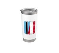 Botswana Austria Flag | Botswana Austrian Roots Stainless Steel Insulated Tumbler