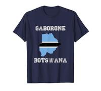 Botswana Distressed Flag Gaborone Pride T-Shirt