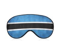 Botswana Flag Sleep Masks Breathable Eye Covers Adjustable Strap for Travel Home Office Use