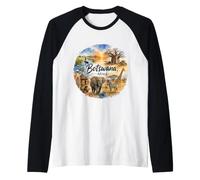 Botswana, Southern Africa, Kalahari Desert Okavango, Raglan Baseball Tee