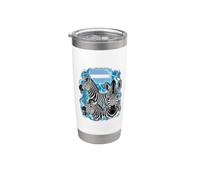 Botswana Zebra Patriotic Pride Stainless Steel Insulated Tumbler