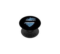 Botswanan Pride Botswana Flag Botswanan Roots Heart PopSockets Adhesive PopGrip