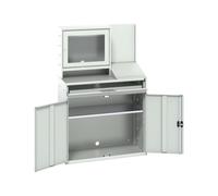 Bott 16928022.16 Verso Computer Cupboard 1050 X 550 X 1650Mm Light Grey