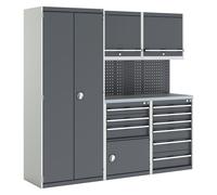 Bott Cubio Modular Workshop with 5 Units - Anthracite