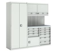 Bott Cubio Modular Workshop with 5 Units - Light Grey