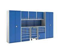 Bott Cubio Modular Workshop with 8 Units - Blue