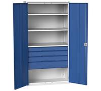 Bott Verso 4 Drawer Kitted Cupboard 1050x550x2000mm