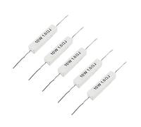 Bottam 1.0 Ohm 10W Wirewound Ceramic Cement Resistor 5 Pcs