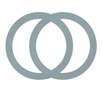 Bottam 2 Pack Blender Gasket Seals for and Osterizer Blender Models, Premium Blender Replacement Parts, Gray