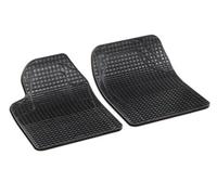 Bottari 14008 14008 Heavy Duty Luxury Universal Rubber Car Mat Front Set - 2 Pieces, Black