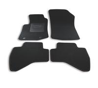 Bottari 39078 Custom Mat Velvet, Black, Set of 4