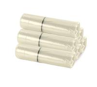 Bottari 60 Garbage Bags 110L 70 x 110 cm with Tie Straps, Transparent, Heavy Duty Garbage Bags, 6 Rolls of 10 Pieces