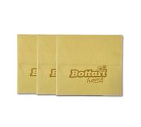 Bottari Multi-Purpose Cloths 36 x 40 cm - Pack of 3, Yellow, Super Absorbent - Washes, Dries and Glosses Without Lint and Streaks - Cleaning Home Kitchen Bathroom, Machine Washable