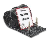Bottari Set of 2 Bicycle Inner Tubes 26 x 1 - 3/8 - 26 Inches - 40 mm Valve Italy - Compatible with Women's Bike, City Bike and Trekking - Puncture Resistant Rubber