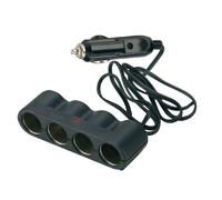 Bottari SOS 35065 Car 4-Way Splitter for Cigarette Lighter 12 V/24 V