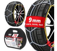 Bottari SpA 18817N Rapid T2, 9 mm, Net Type Snow Chains, 2 pieces, size 70