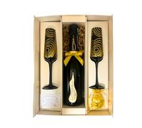 Bottega DOC "il Vino Dei Poeti" Sparking Wine, 75cl Gift Set For Him For Her And For Couples.