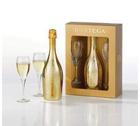 Bottega Gold Prosecco Gift Set with 2 Flutes 75cl