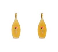 Bottega - Pesca Peach Liqueur - 50cl - 28% ABV - Bottega Liqueur - Fresh, Fragrant & Pleasantly Fruity - Fruit Liqueur - Ideal for Cocktails (Pack of 2)