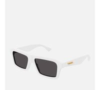 Sunglasses Bottega veneta Bv1213s col. 004 Uomo Squadrata Bianco