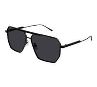 Bottega Veneta BV1012S 001 Man Sunglasses Metal Black Grey Pilot Normal