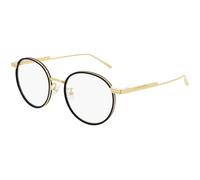 Bottega Veneta BV1017O 001 Unisex Optical frames Metal Gold Round