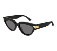 Sunglasses - female - Bottega Veneta - Sunglasses - Black - 55 MM - Accessories 55 MM
