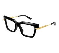 Bottega Veneta BV1243O 001 Woman Optical frames Acetate Black Squared