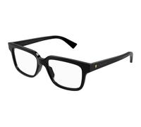 Bottega Veneta BV1256O 005 Man Optical frames Acetate Black Squared