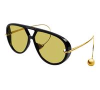 Bottega Veneta BV1273S 003 Woman Sunglasses Acetate Black Oversize Normal