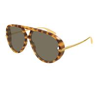 Bottega Veneta BV1274S 005 Unisex Sunglasses Acetate Havana Brown Pilot