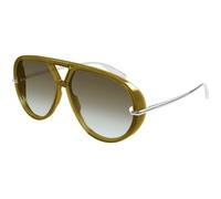 Bottega Veneta BV1274S 006 Unisex Sunglasses Acetate Brown Brown Pilot