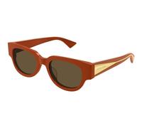 Bottega Veneta BV1278SA Asian Fit 004 Womenâs Sunglasses Orange Size 52