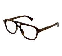 Bottega Veneta BV1294O 002 Man Optical frames Acetate Havana Transparent Pilot