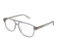 Bottega Veneta BV1294O 004 Man Optical frames Acetate Grey Transparent Pilot