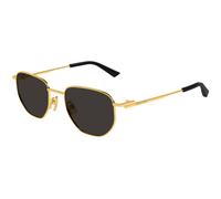 Bottega Veneta BV1301S 005 Unisex Sunglasses Metal Gold Grey Round