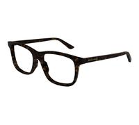 Bottega Veneta BV1316O 002 Unisex Optical frames Acetate Havana Transparent Squared