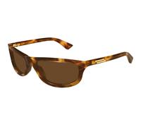 Bottega Veneta BV1327S 005 Unisex Sunglasses Acetate Havana Brown Squared