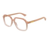 Bottega Veneta BV1329O 007 Unisex Optical frames Acetate Pink Transparent Squared