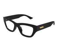 Bottega Veneta BV1360O 005 Woman Optical frames Acetate Black Transparent Squared