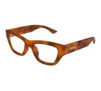Bottega Veneta BV1360O 006 Woman Optical frames Acetate Havana Transparent Squared