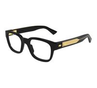 Bottega Veneta BV1403O 001 Unisex Optical frames Acetate Black Transparent Squared